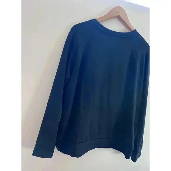 Zella Peaceful Crossover Pullover Black Size Medium - Picture 6 of 13